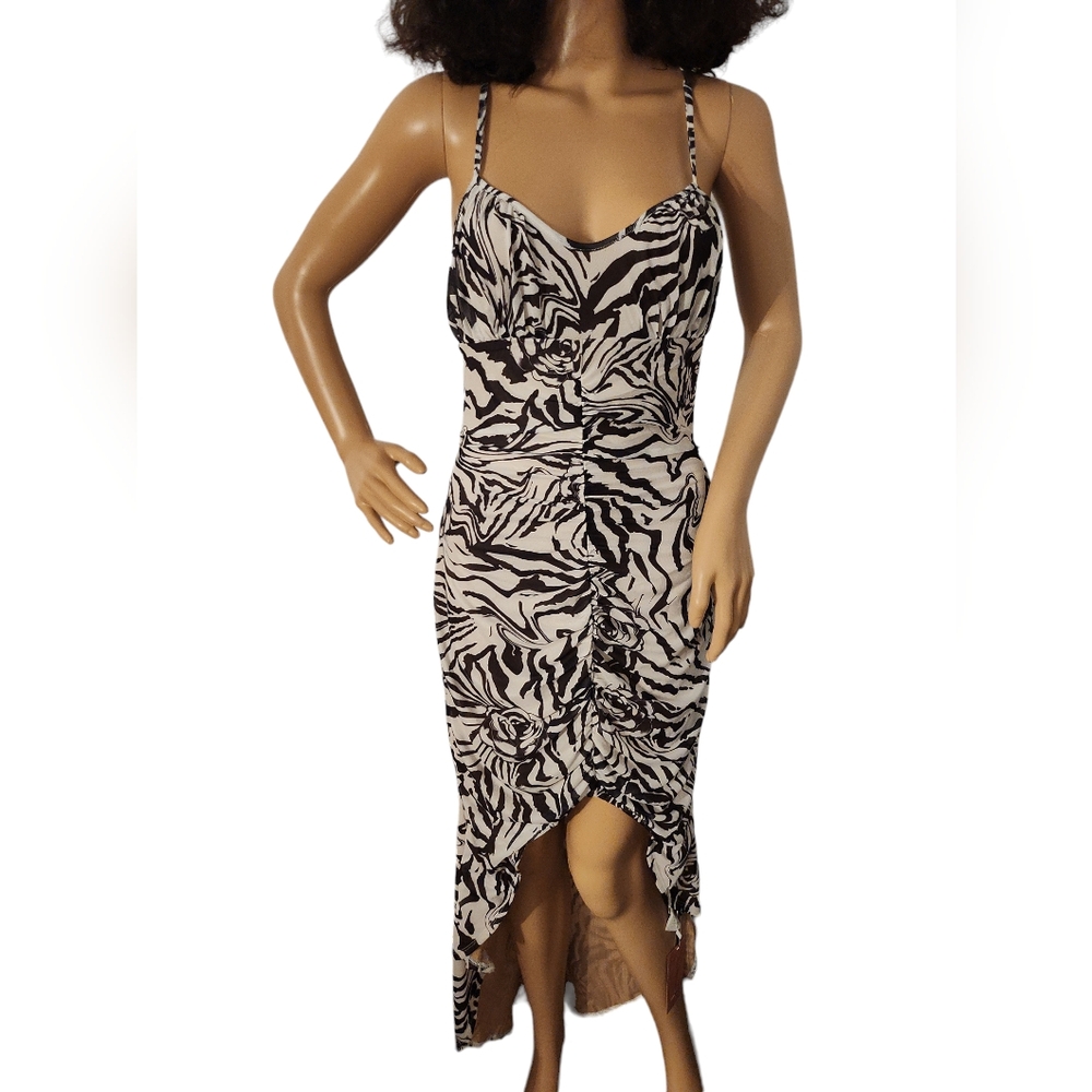 Halo zebra colored Sexy Dress, Large, 8/10, NEW With Tags, Shein